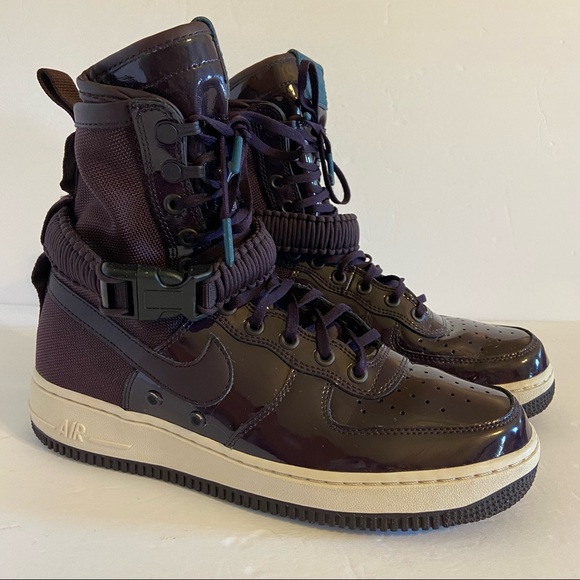 Nike SF AF1 Air Force 1 Port Wine Premium High AJ0963-600 Women's 9.5 - Picture 1 of 12